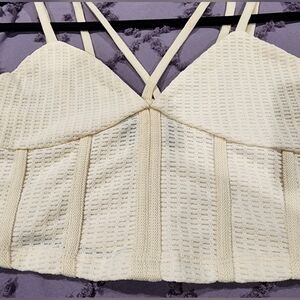 Strappy cropped tank